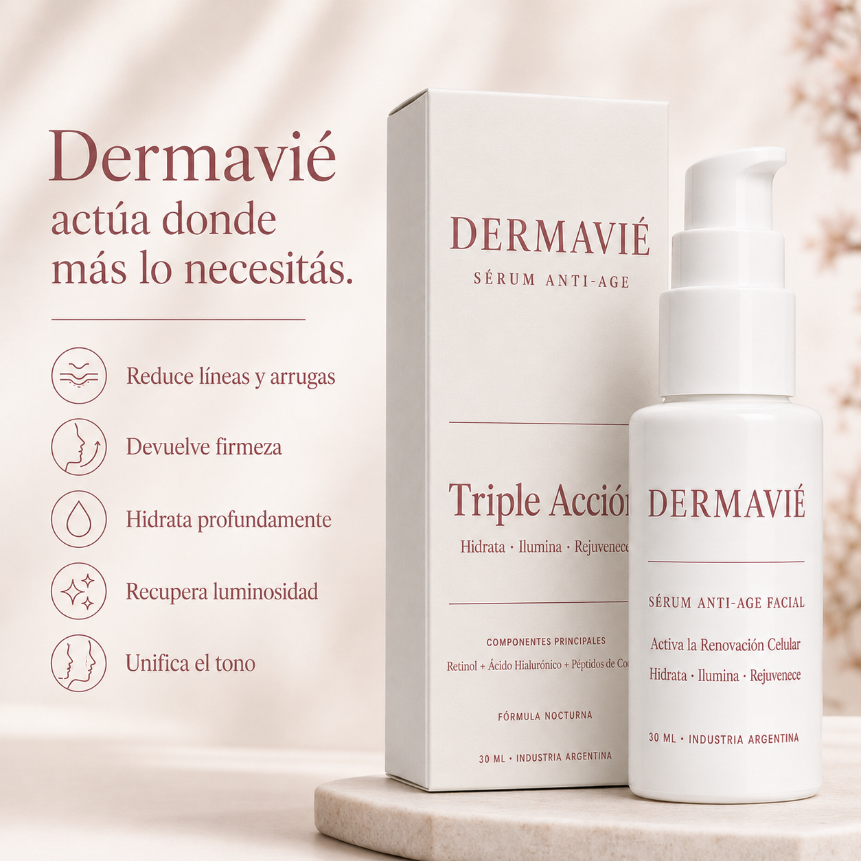 DERMAVIÉ® SÉRUM FACIAL ANTI-AGE